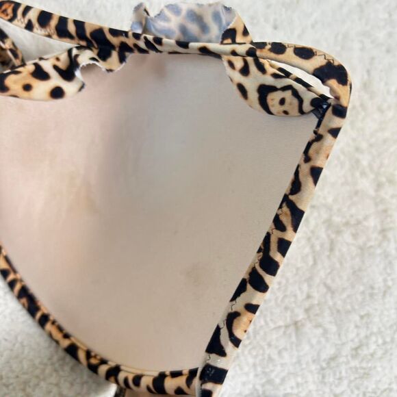 Victoria’s Secret Y2K Leopard Mcbling Gyaru 2000s Bombshell Push-Up Swimsuit - Picture 6 of 6